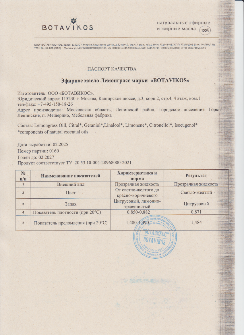 Паспорт №022025